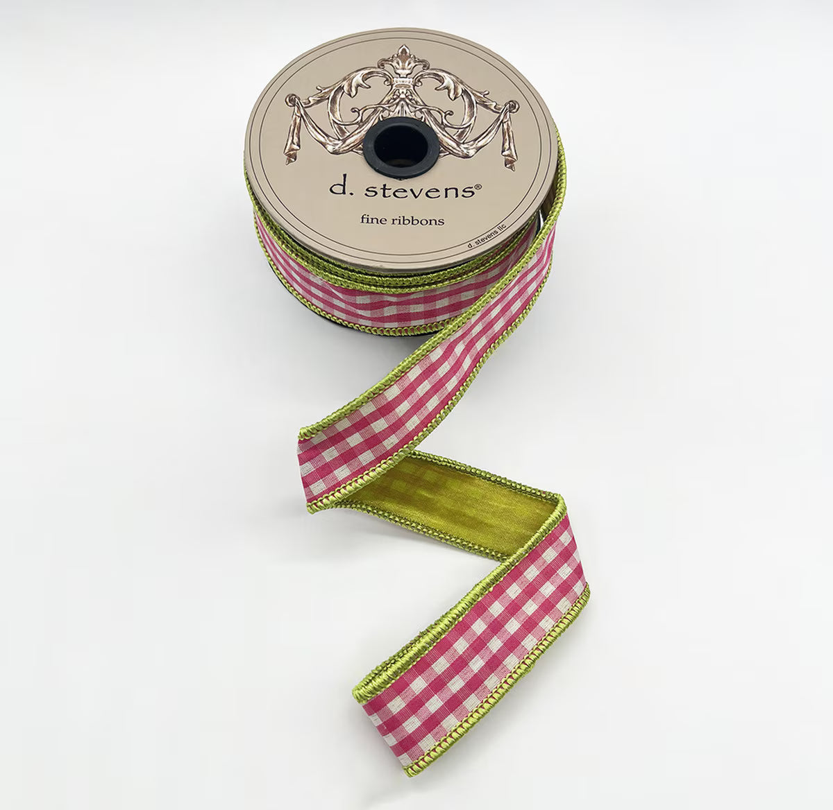 Hot Pink Gingham Check Ribbon