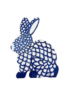 Chinoiserie Bunny Door Hanger