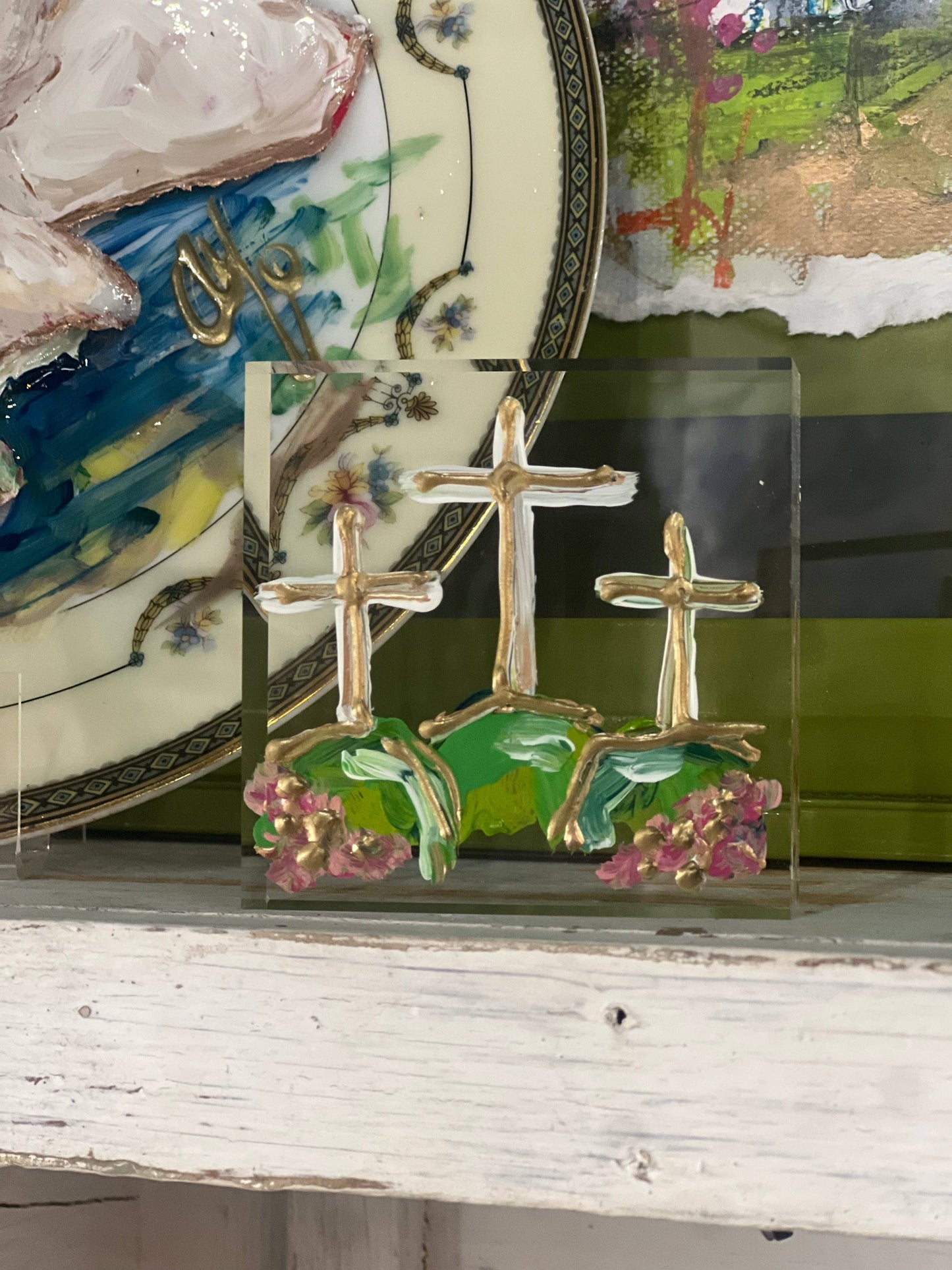 Good Friday Lucite Block