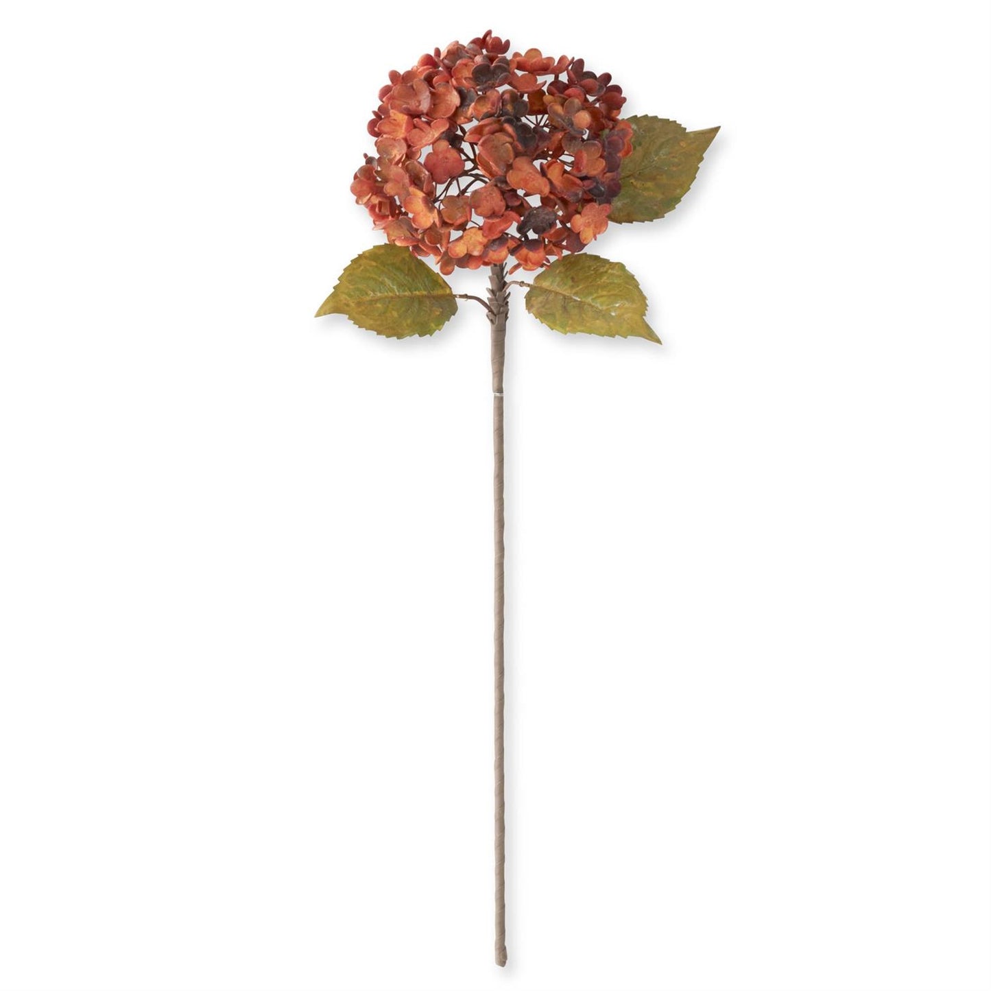 Faux Orange Hydrangea