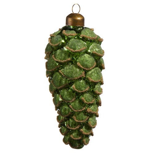 Green Pinecone Ornament