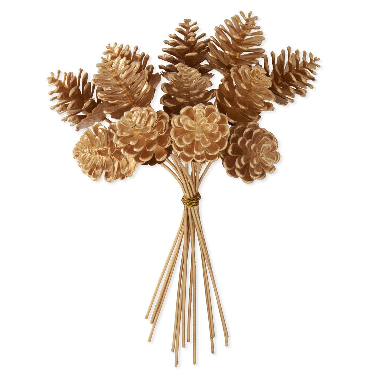 Gold Pinecones Bundle