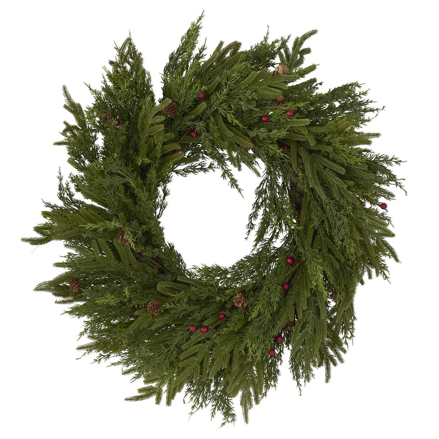 Real Touch Mixed Pine Wreath