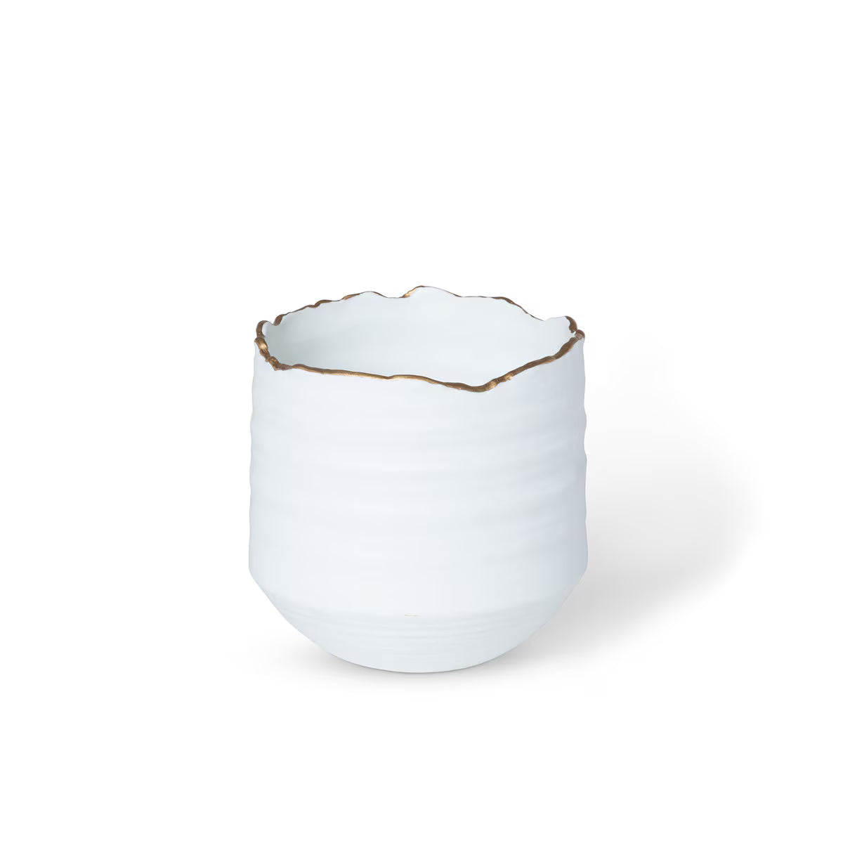 Gilded Organic Edge Pot