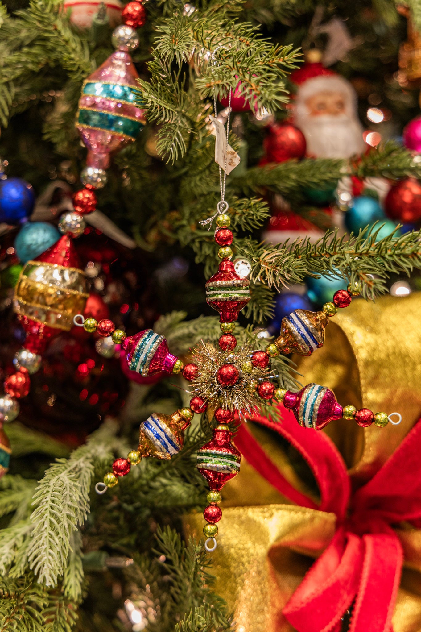 Retro Snowflake Ornament