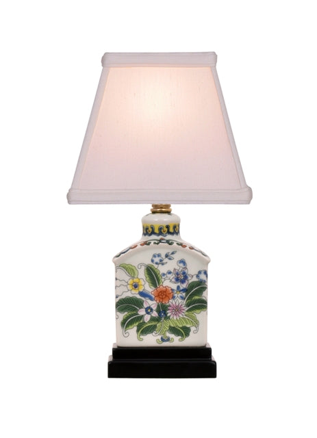 Floral Mini Jar Lamp