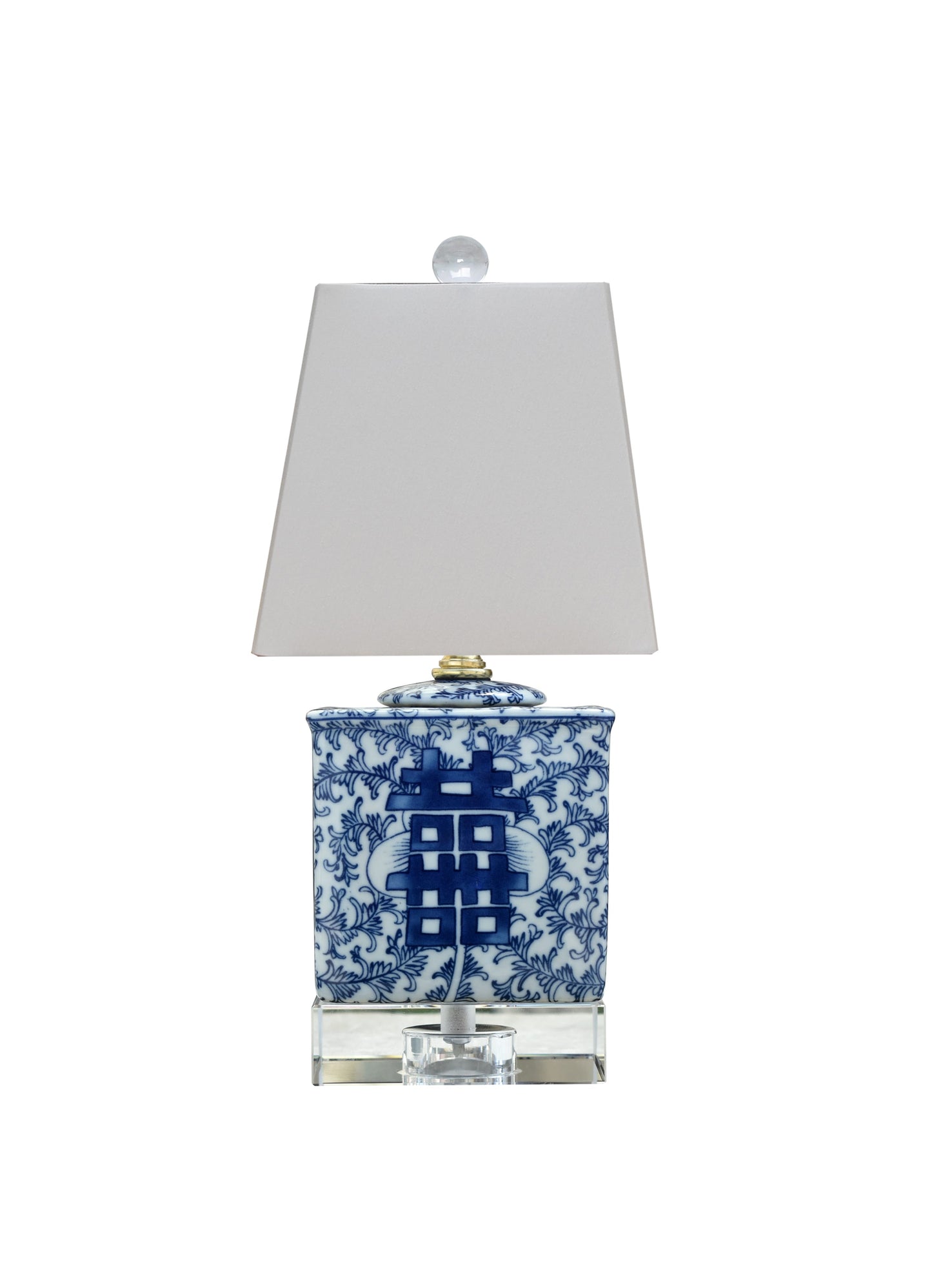 Double Happiness Square Mini Jar Lamp