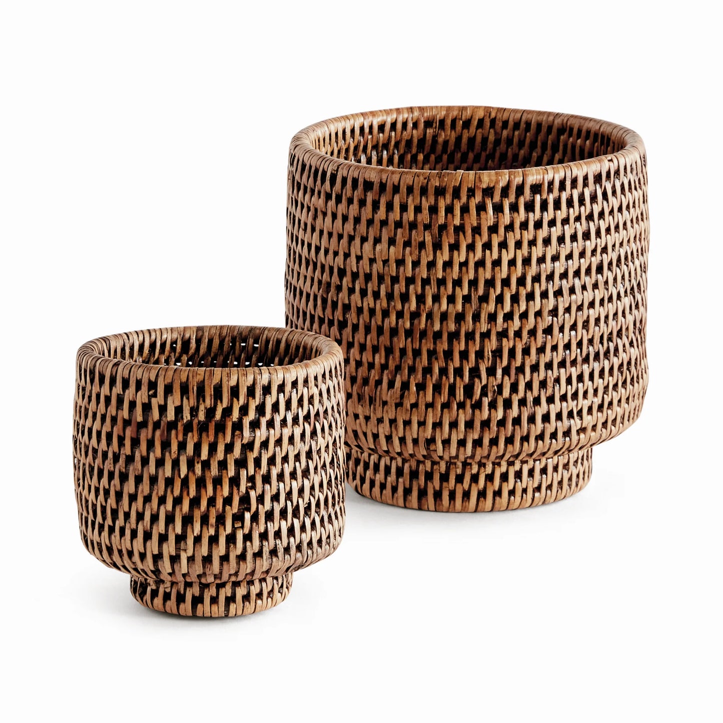 Burma Rattan Cachepot