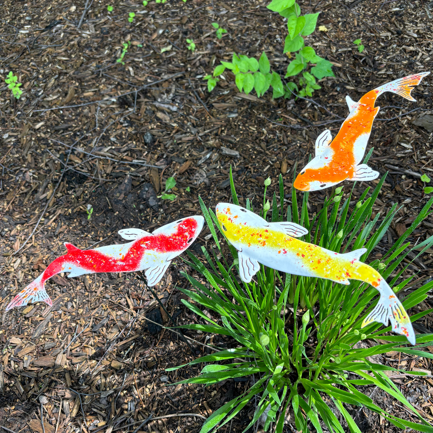Enamel Koi - Colored