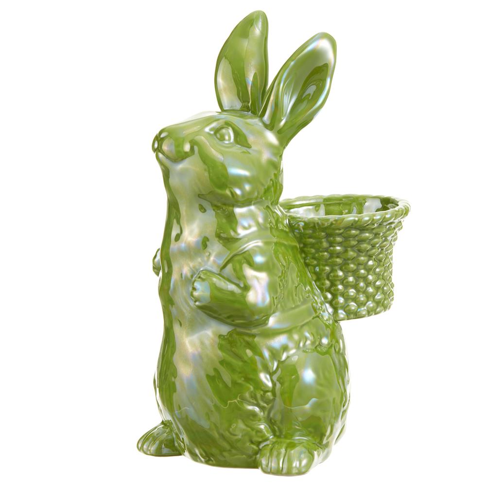 Green Bunny Planter