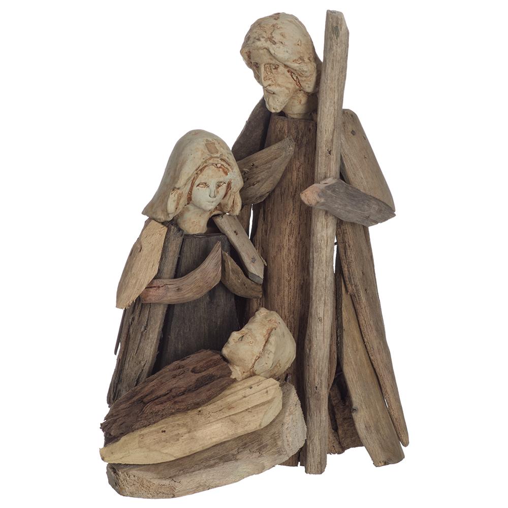 Driftwood Holy Family