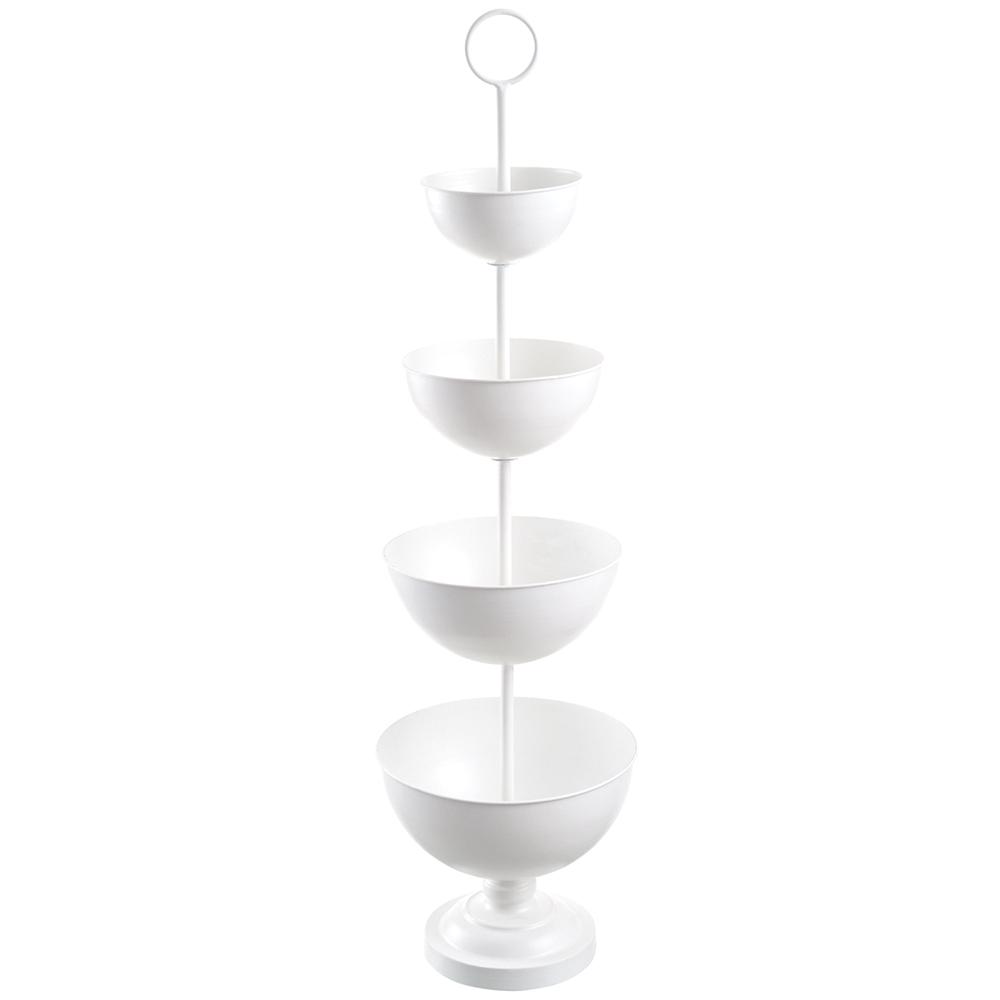 Four Tier Metal Bowl Stand