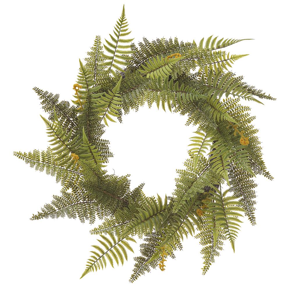 Mixed Fern Wreath