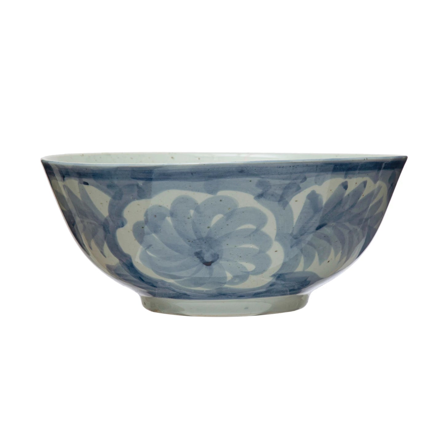 Blue and White Stoneware Bowl