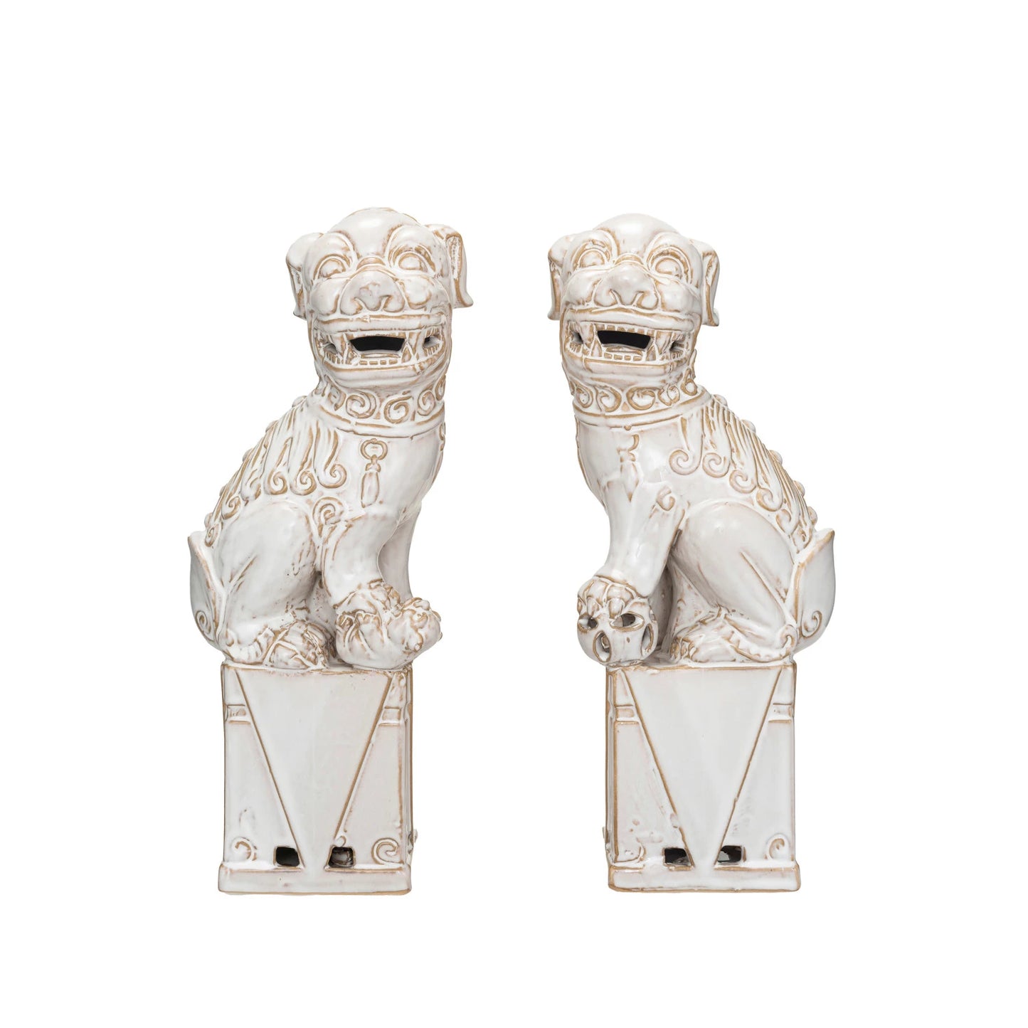 Foo Dog Décor/Bookends, Set of 2
