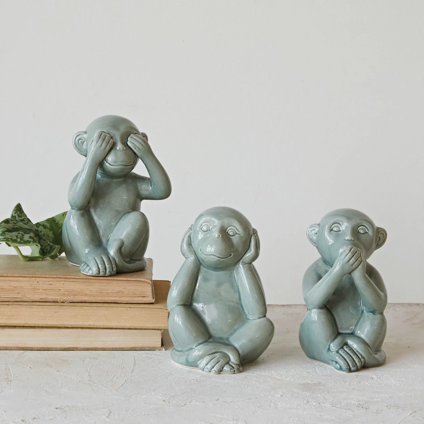 Hear/Speak/See No Evil Monkey