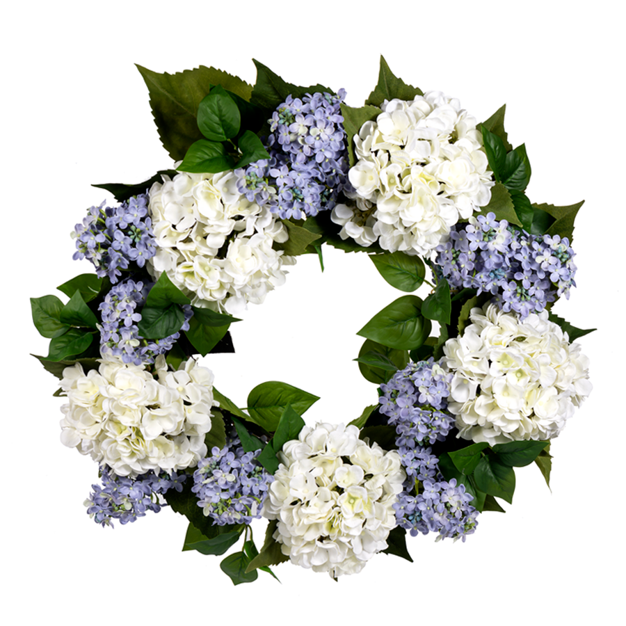 Mixed Hydrangea Wreath