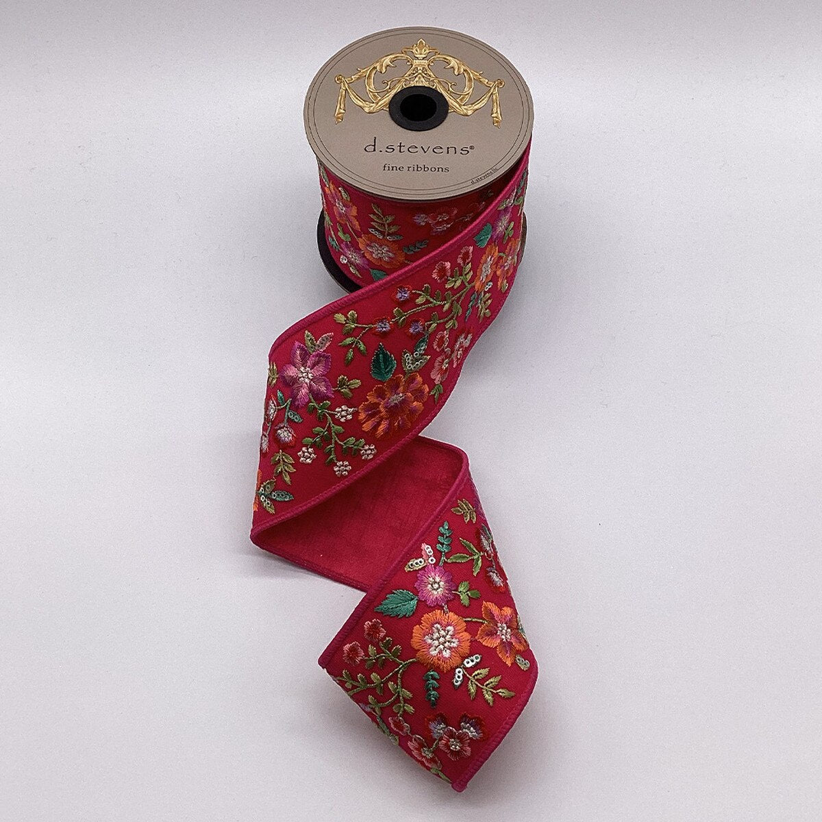 Hot Pink Floral Ribbon