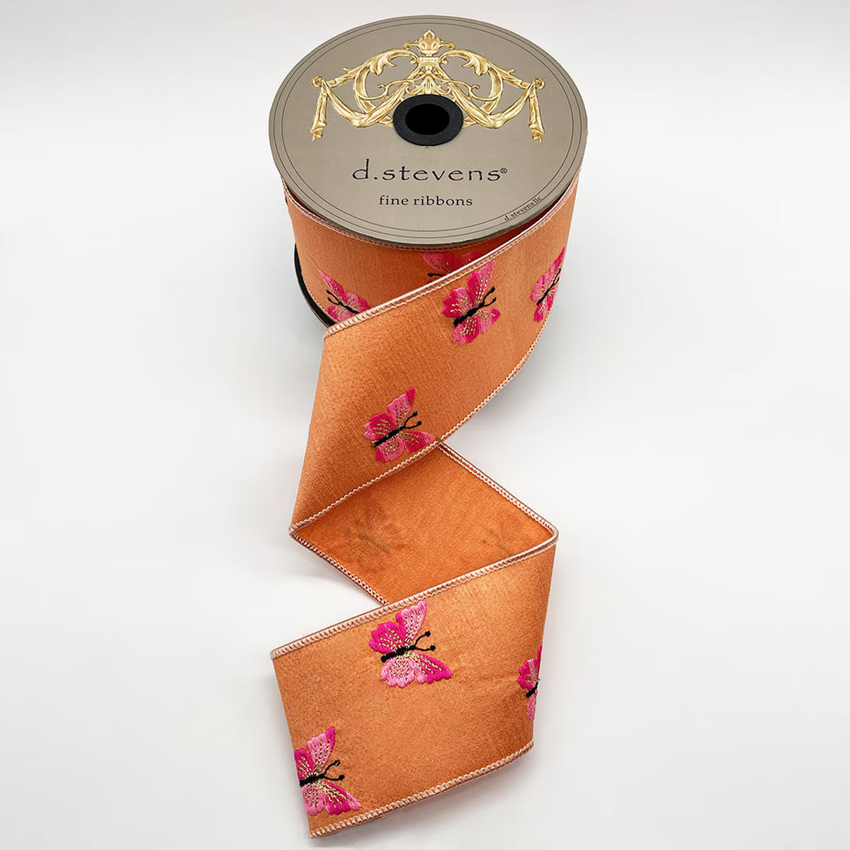 Orange Butterfly Ribbon