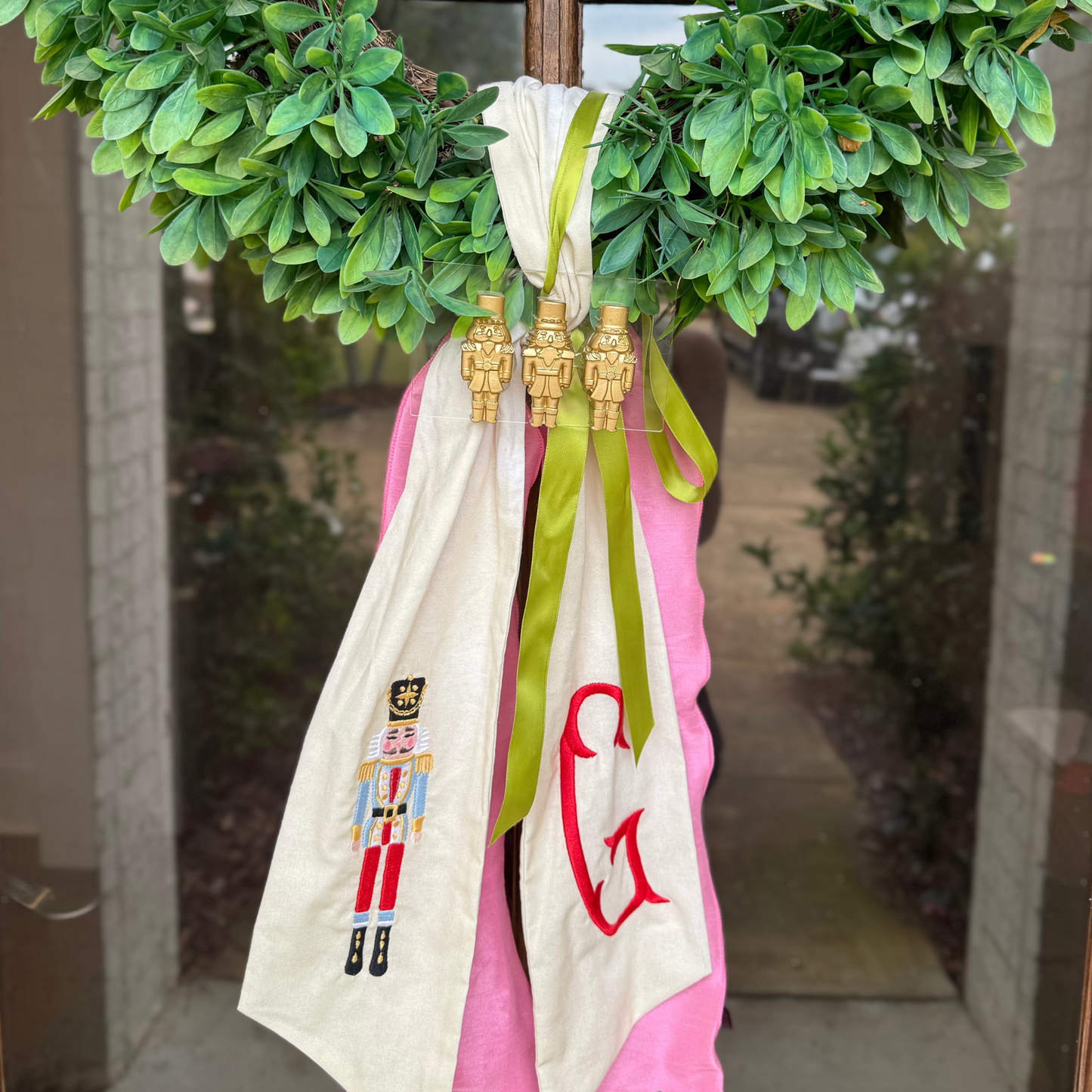 Wreath Ornament - Nutcrackers