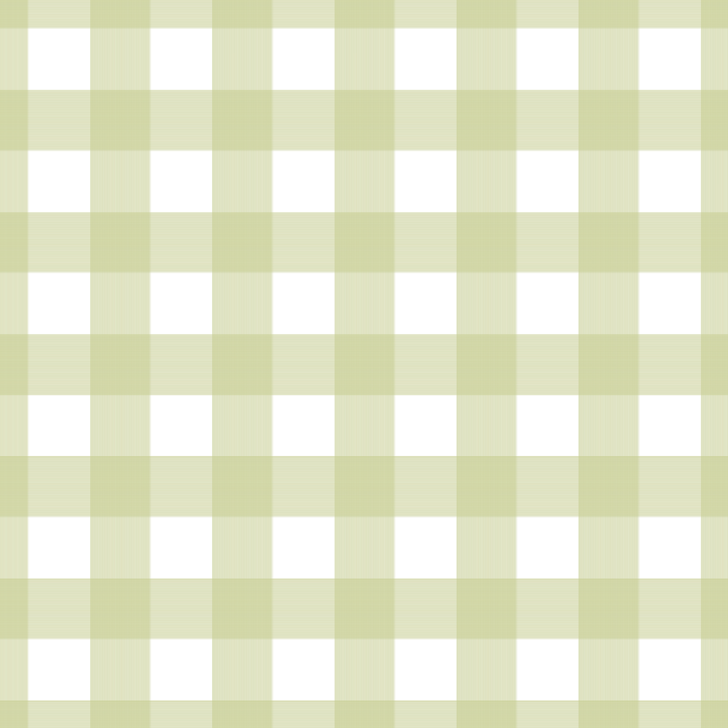 Gingham Enameled Square Cachepot Planter - Hearts of Palm