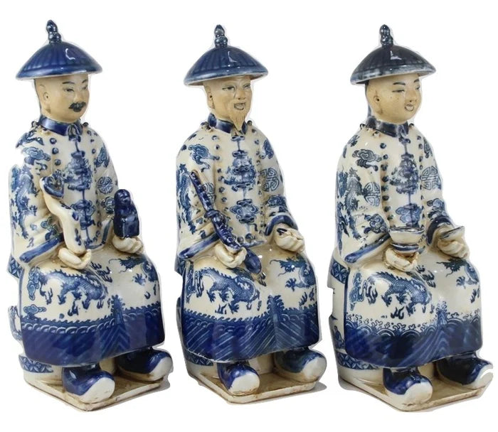 Trio of Sitting Emperors