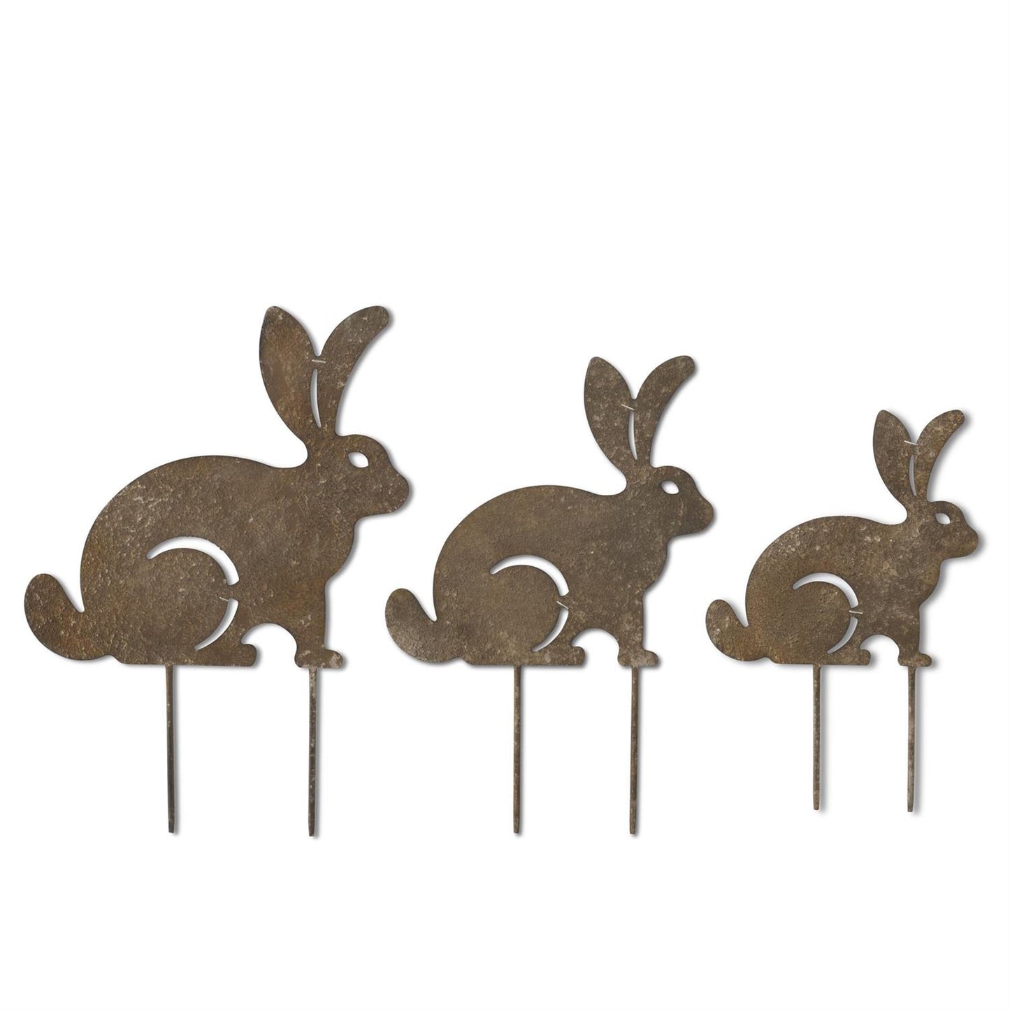 Set of 3 Rabbit Garden Stake