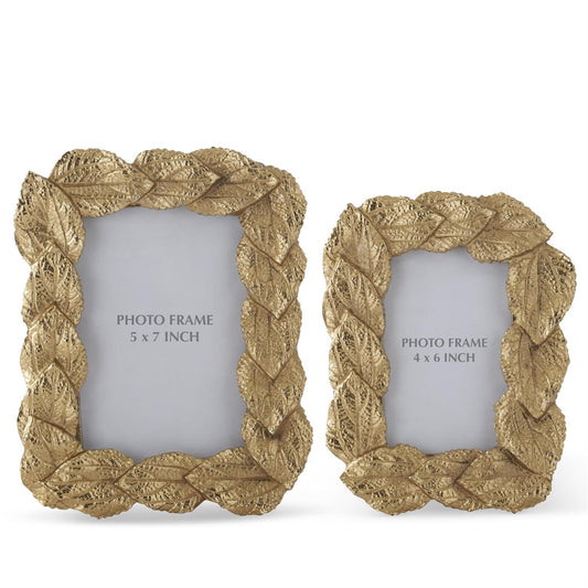 Gold Leaf Photo Frame