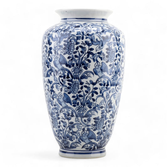 Large Blue and White Vase