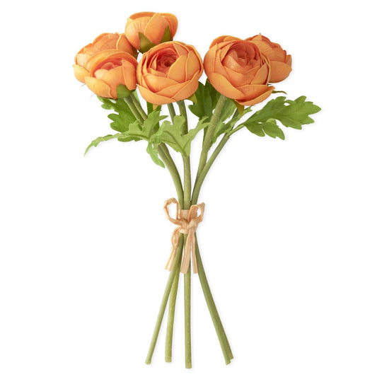 Yellow/Orange Real Touch Ranunculus Bundle