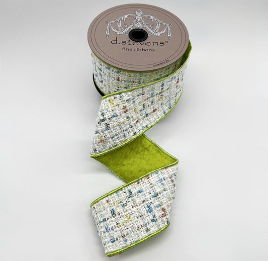 Green Boucle Ribbon
