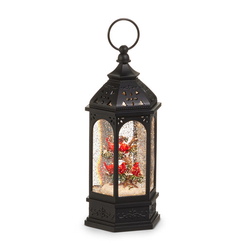 Cardinal Lighted Water Lantern