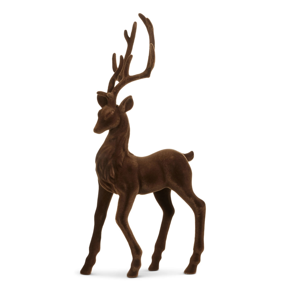 Brown Flocked Deer