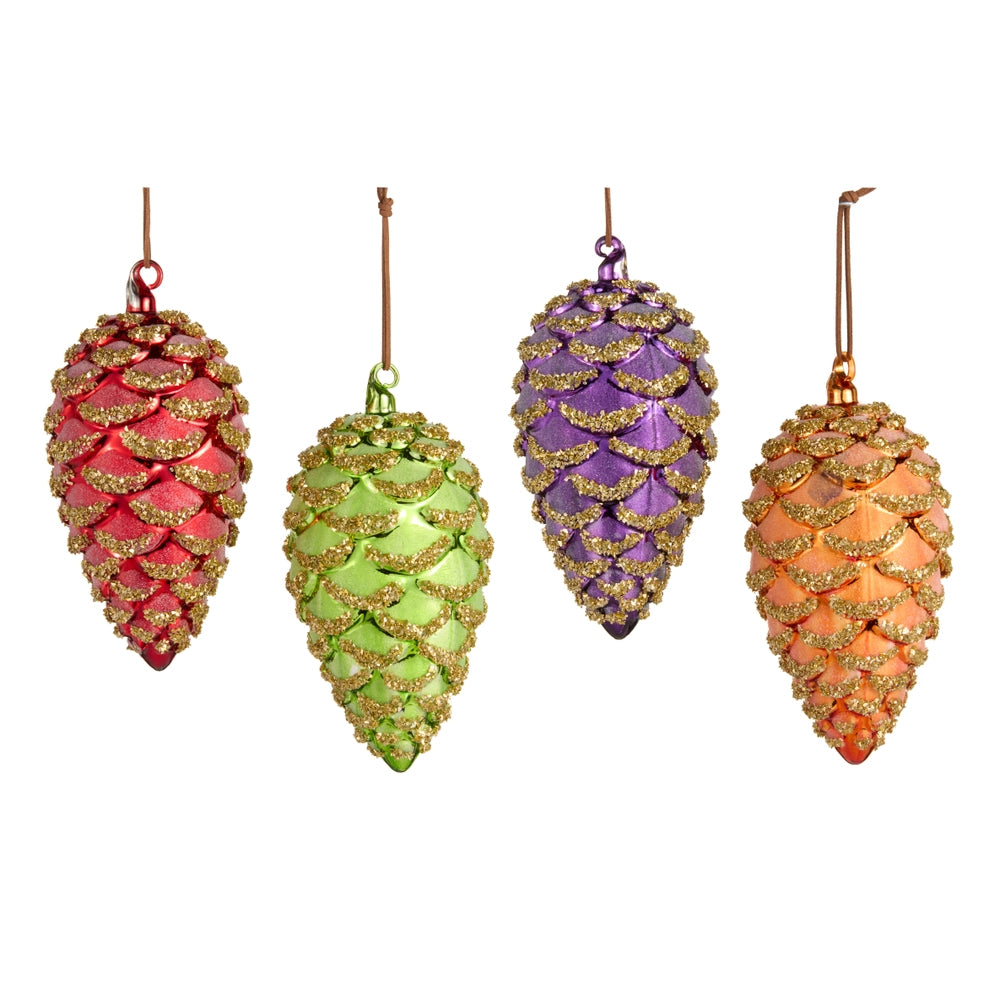 Bright Pinecone Ornament