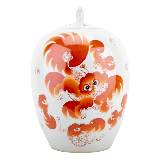 Orange Dragon Melon Jar