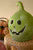 Green Colorful Clay Jack-O-Lanterns