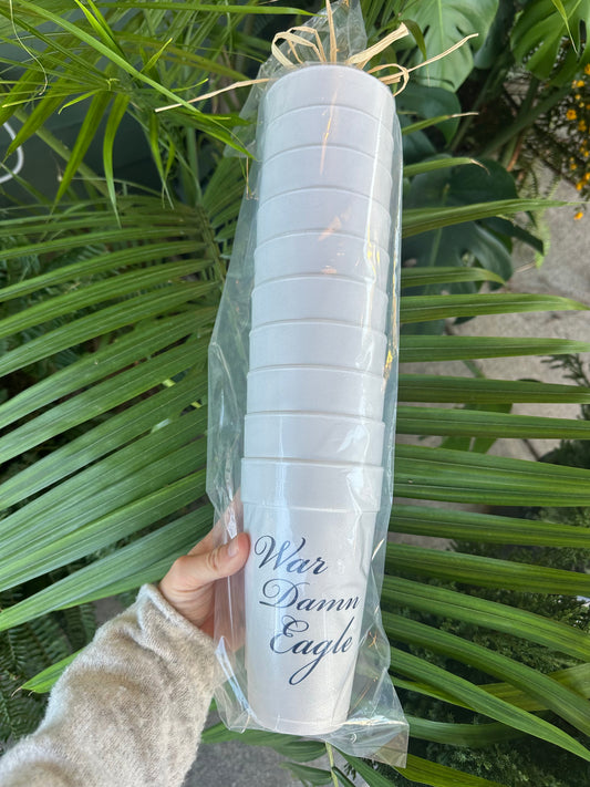 War Eagle Styro Cups