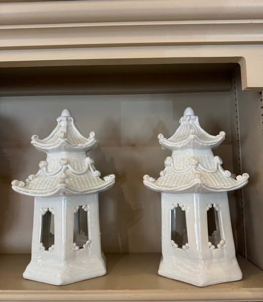 White Pagoda Pair