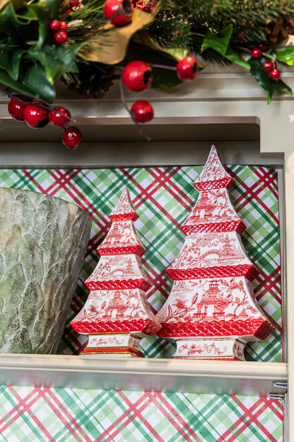 Red Chinoiserie Tree