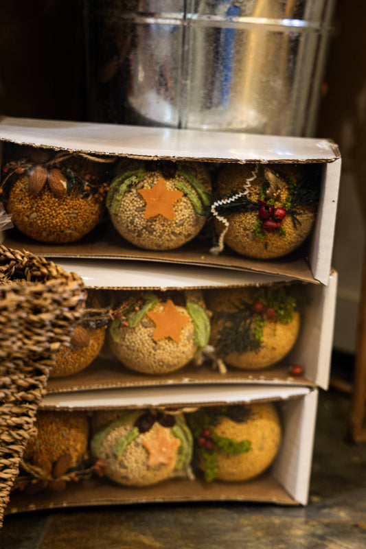 Fruit Ornaments Ball Trio