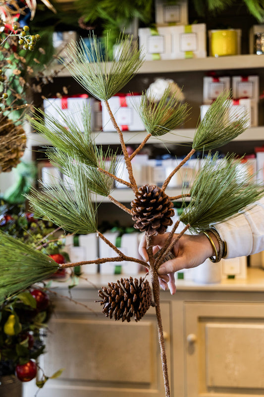 Pine and Pinecone Branch 31"