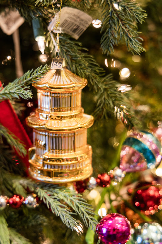 Gilded Birdgage Ornament