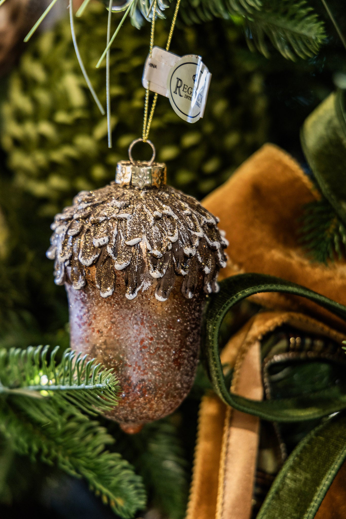 Winter Acorn Ornament