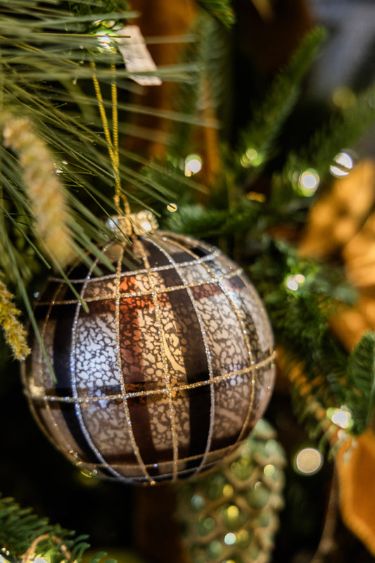 Plaid Mercury Ornament