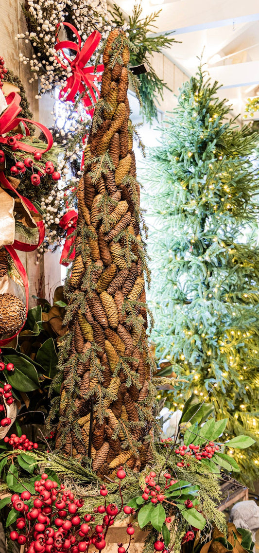 Pinecone Tree with Pine Sprigs