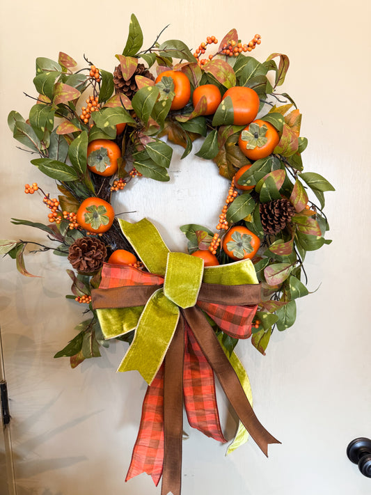Orange and Green Bow