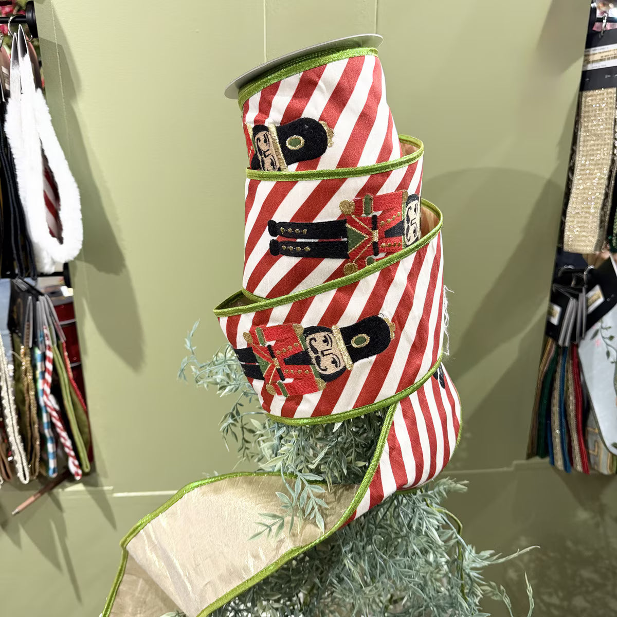 Nutcracker Print Ribbon 4x10