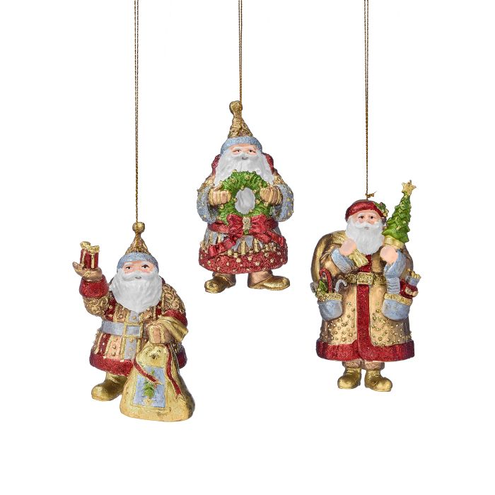 Regal Santa Ornament