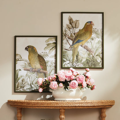 Tropical Parrot Prints S/2