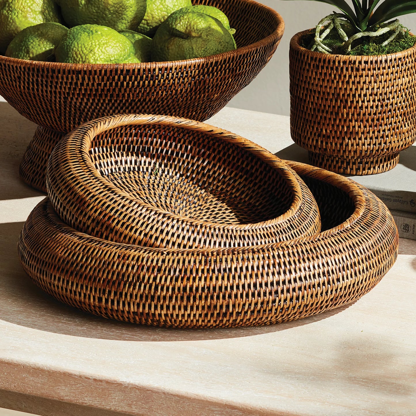 Bruma Rattan Shallow Bowl